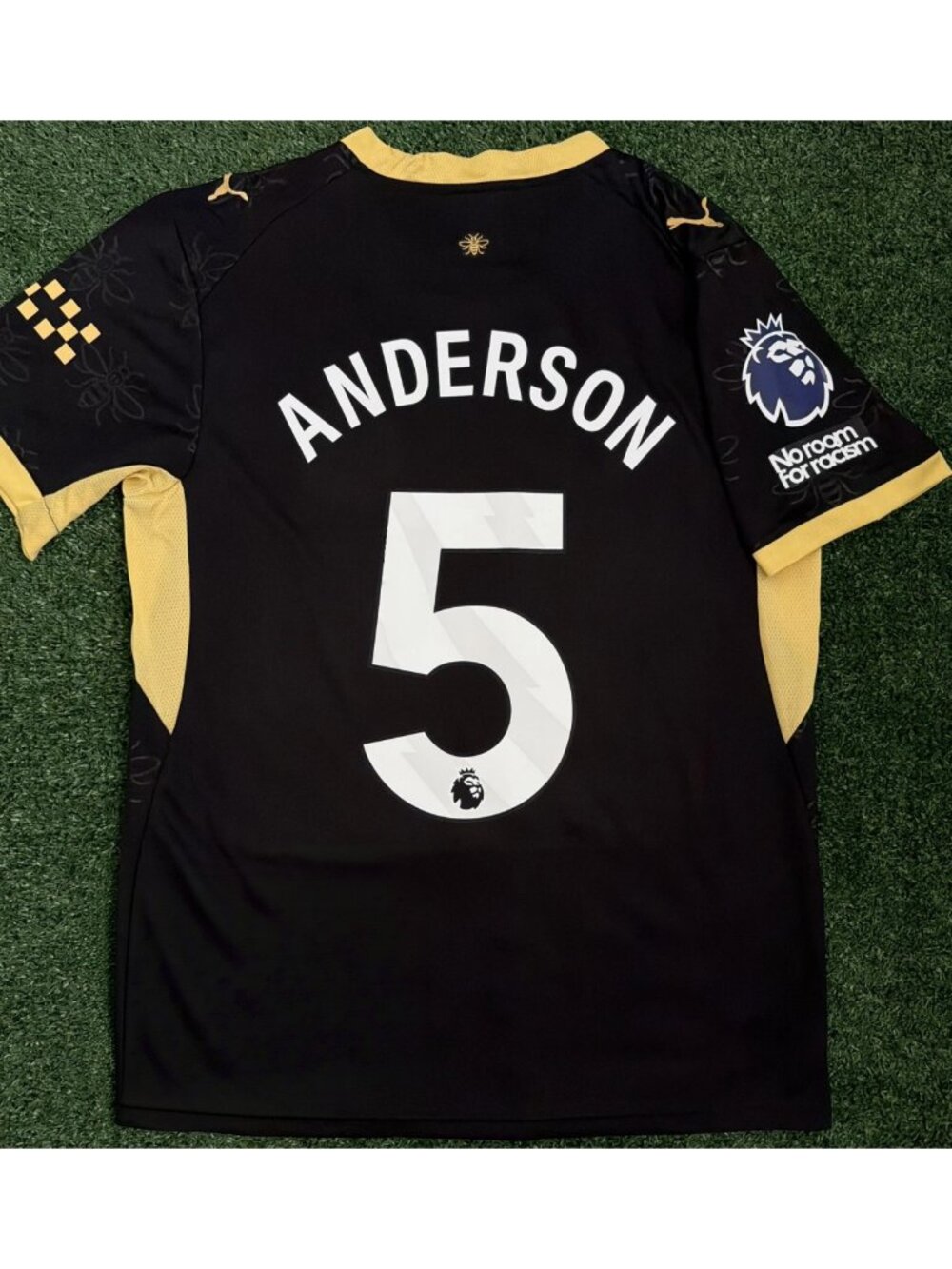 Elliot Anderson Black 2026 27 Soccer Jersey